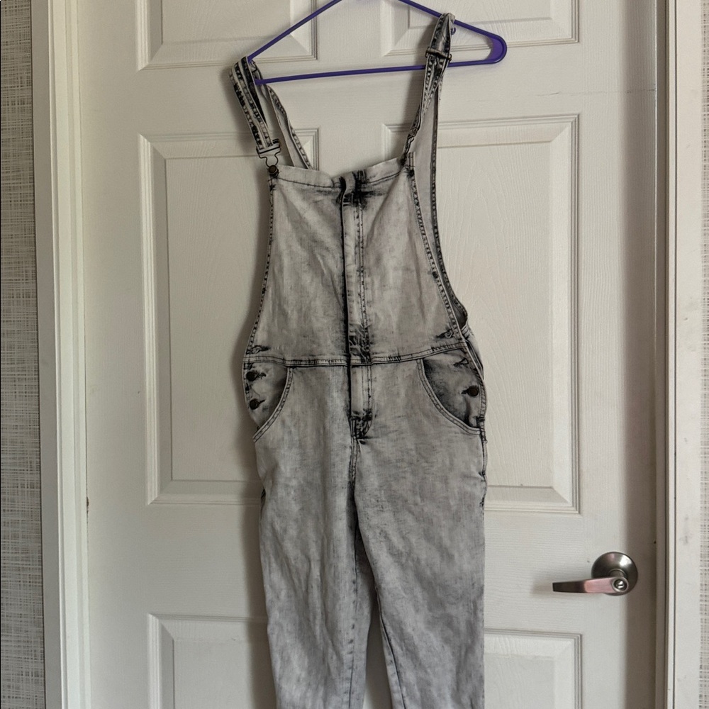 Lee Cooper Gray Denim Overalls